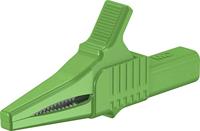 Stäubli XKK-1001 Veiligheids-krokodilklem CAT II Groen - thumbnail