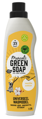 Marcel's Green Soap Wasmiddel universeel vanille & katoen 1 Liter