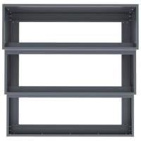 Tuin Bloempot Antraciet 90 x 90 x 35 cm Staal - thumbnail