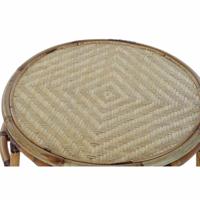 Bijzettafel DKD Home Decor Bamboe Rotan (60 x 60 x 42 cm) - thumbnail