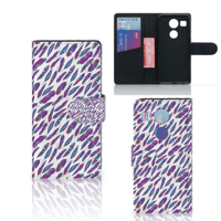 LG Nexus 5X Telefoon Hoesje Feathers Color - thumbnail