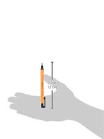 Tombow • precision eraser mono zero, refillable, round tip 2,3 mm diameter, neon orange - thumbnail
