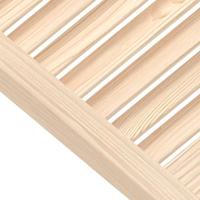 Louvredeuren 2 st 61,5x39,4 cm massief grenenhout - thumbnail