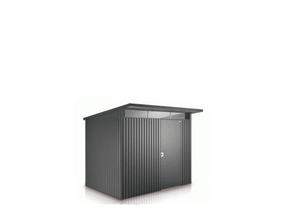 Biohort AvantGarde ECO A8 metalen berging 260x340x222 cm met dubbele deur- Lessenaarsdak- Metaal- Biohort