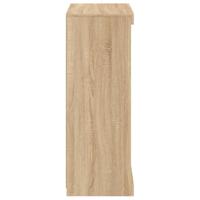 Dressoir met LED-verlichting 60,5x37x100 cm sonoma eikenkleurig - thumbnail