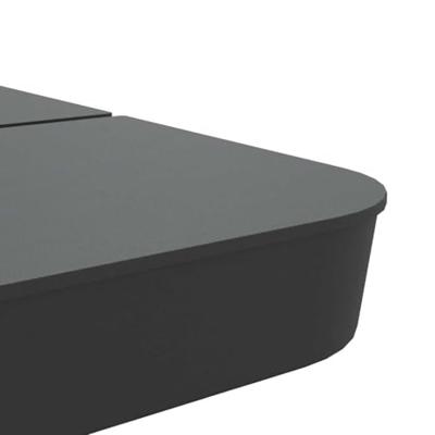 4-delige Set parasolvoeten voor kruisvoet parasol 100 kg PP