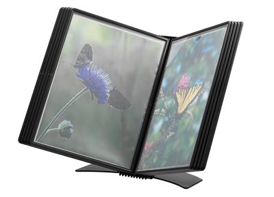 Bureaustandaard Djois Flex-O-Frame Premium A4 10-tassen zwart