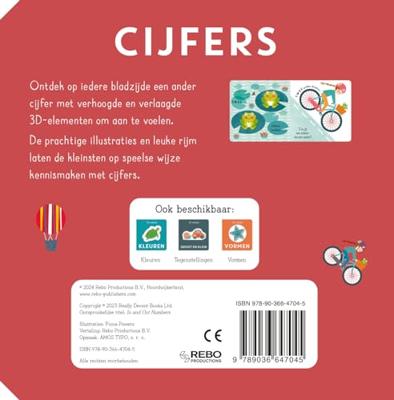 Rebo Publishers 3d-voelboek - cijfers