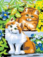 Sequin Art schilderen op nummer kittens - thumbnail