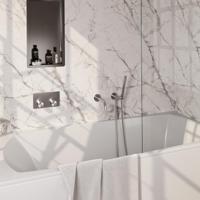 Brauer Brushed Edition Thermostatische Inbouw Badkraan Drukknoppen - Uitloop - Staaf - Doucheslang - Wandaansluitbocht - Handdouche - Rvs Geborsteld Pvd - thumbnail