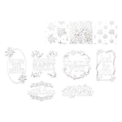 Craft Perfect By Tonic Studios Craft perfect • foiled card blanks delicate floral set