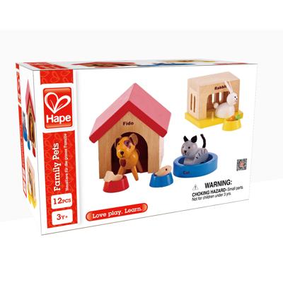 Hape poppenhuis huisdieren