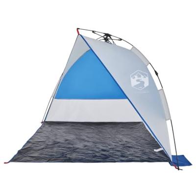 VidaXL Strandtent waterdicht snelontgrendeling azuurblauw VidaXL Strandtent waterdicht snelontgrendeling azuurblauw