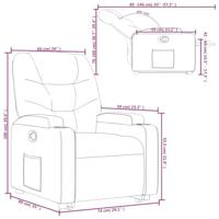 Sta-op-stoel verstelbaar stof zwart - thumbnail