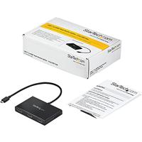 StarTech.com USB C naar HDMI multi-monitor adapter - 3-poort MST hub - monitor splitter - USB 3.1 Type C (MSTCDP123HD) - thumbnail
