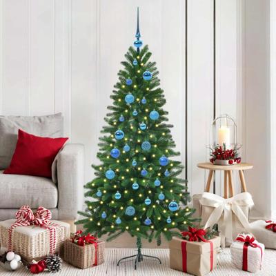 VidaXL Kerstboom met 150 led met standaard groen 150 cm pe VidaXL Kerstboom met 150 led met standaard groen 150 cm pe