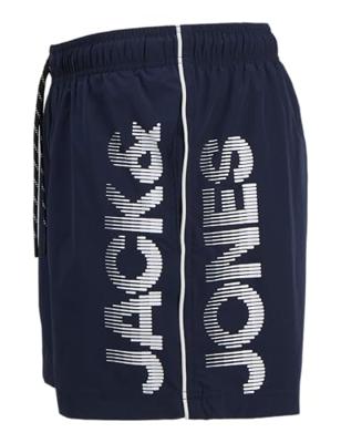Herenzwembroek Jack & Jones JPSTMAUI JJSWIM SPLICE LOGO AKM Marineblauw - Maat: L