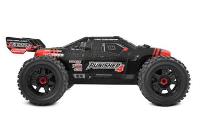 Team Corally Punisher 4 brushless truggy RTR - Rood