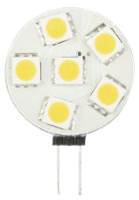 Led G4 Steeklamp 1,2 Watt - 10-30 Volt - 3000K - Dimbaar - thumbnail