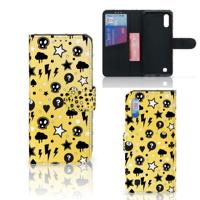 Telefoonhoesje met Naam Samsung Galaxy M10 Punk Geel - thumbnail