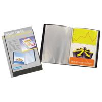 Beautone personaliseerbaar showalbum, A4, 100 tassen, zwart - thumbnail