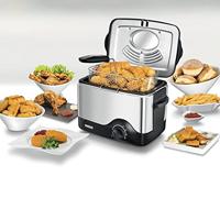 Unold Kompakt Frituurpan 1.5 l 1200 W Zwart, RVS - thumbnail