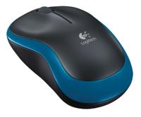 Logitech M185 Draadloze Muis Muis Blauw - thumbnail