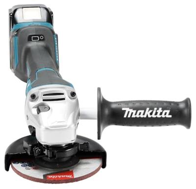 Makita DGA515RTJ DGA515RTJ Haakse accuslijper 125 mm Incl. 2 accus, Incl. lader 18 V 5 Ah - thumbnail