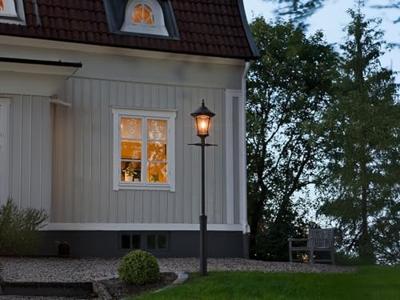 Buitenlamp Virgo 1-lichts 255 cm zwart 583-750 - thumbnail
