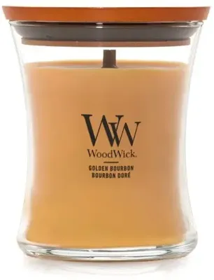 WoodWick medium candle golden bourbon