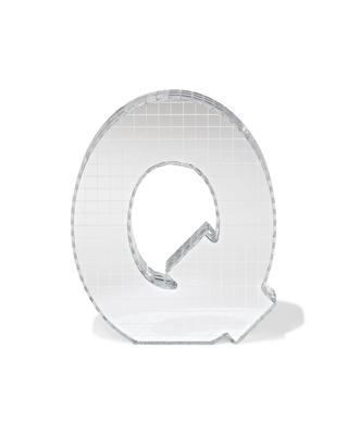 HEMA Discoletter Q 10x9x10cm (zilver)
