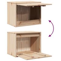 Wandkast 45x30x35 cm massief grenenhout - thumbnail