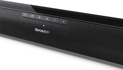 SHARP HTSB100 2.0 Soundbar 75W (USB, Bluetooth, HDMI, optisch, AUX-in (3,5 mm), breedte: 80 cm, zwart