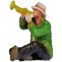 NOCH 10411 H0 Trompetmeter figuren Geverfd, Zittend - thumbnail