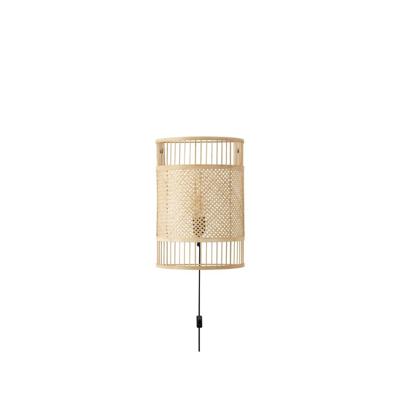 Lyora Bamboe wandlampPale met kabel - 9586534