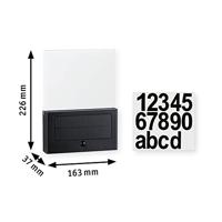 Paulmann 94725 Neda IP44 2200K Huisnummerlamp op zonne-energie Energielabel: G (A - G) 1 W Antraciet - thumbnail