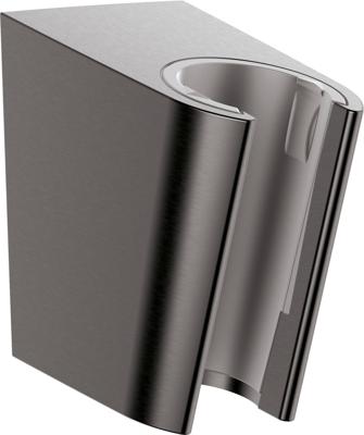 Handdouchehouder Porter S HansGrohe Wand Geborsteld Zwart Chroom