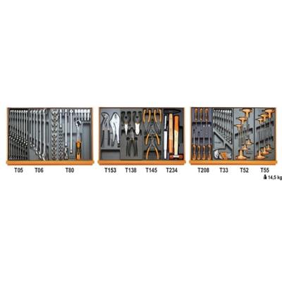 Beta 5904VG/2T Assortiment van 99 gereedschappen voor autoherstel in voorgevormde ABS inlegbakken - 059041191 059041191 Beta 5904VG/2T Assortiment van 99 gereedschappen voor autoherstel in voorgevormde ABS inlegbakken - 059041191 059041191