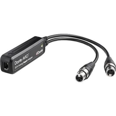 Dante Avio analog input adapter 2x0 XLR Dante Avio analog input adapter 2x0 XLR