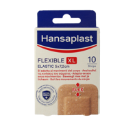 Hansaplast Flexible XL 5 x 7.2cm 10 Stuks - thumbnail