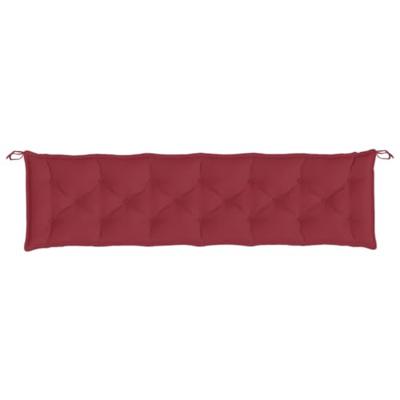 VidaXL Tuinbankkussen 200x50x7 cm oxford stof wijnrood