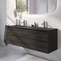 Ben Engraved Cross wastafelkraan gunmetal pvd-coating - thumbnail