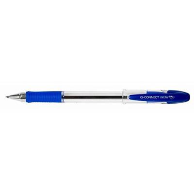 Q-CONNECT Delta balpen, 0,4 mm, medium blauw
