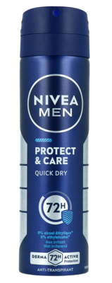 Nivea Men deodorant spray protect & care 150 Milliliter Nivea Men deodorant spray protect & care 150 Milliliter