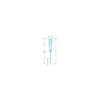 Facom Schroevendraaier Protwist Sleuf 2.5X50 Geïsoleerd 1000V - AT2.5X50VE - AT2.5X50VE