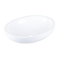 Waskom Differnz Dias Ovaal 50x38x14 cm Keramiek Wit Differnz - thumbnail