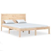 Bedframe massief hout 135x190 cm - thumbnail