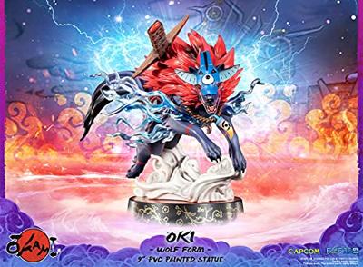Okami: Oki Wolf Form PVC Statue Okami: Oki Wolf Form PVC Statue