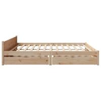 Bedframe zonder matras massief grenenhout 180x200 cm - thumbnail