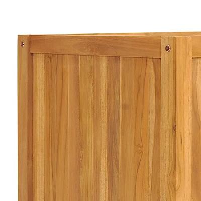VidaXL Plantenbak verhoogd 150x50x50 cm massief teakhout